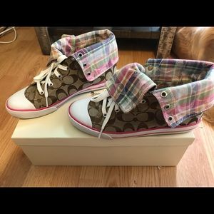 Coach high top sneakers